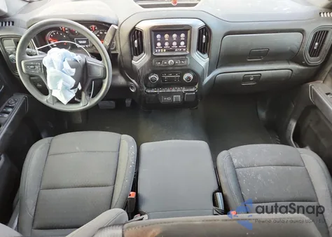 2024 Chevrolet Silverado C1500 Custom из США, поврежденный, VIN 1GCRABEK1RZ142439